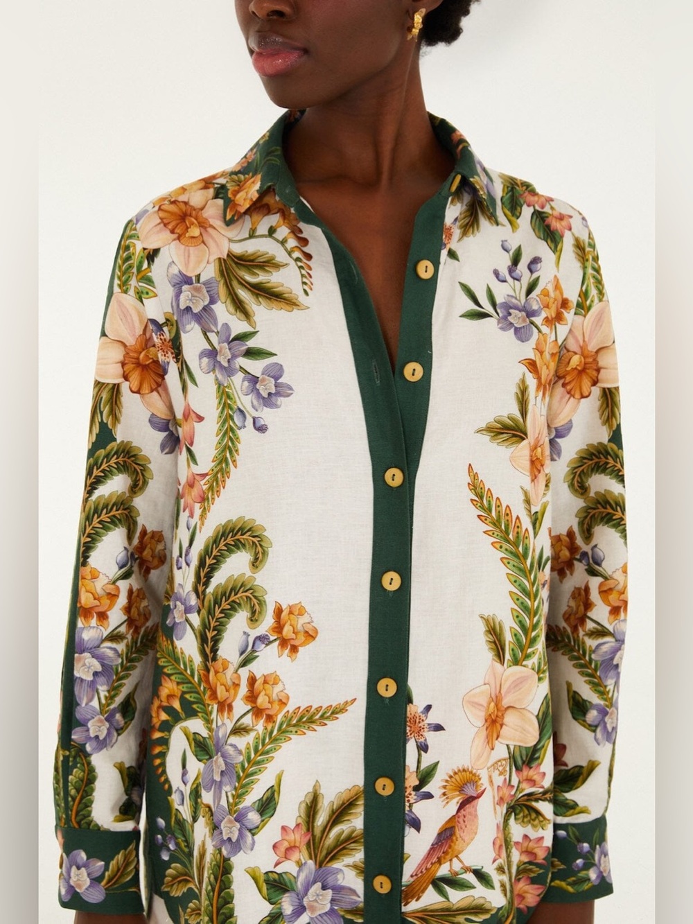Farm Rio: NATURE SAND SHIRT - Picture 4 of 9